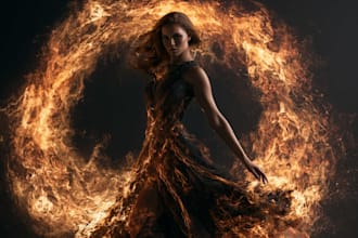 create epic cinematic photo manipulation art