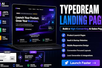 build a highconverting typedream ai landing page or sales page for your product