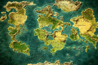 draw fantasy map illustration dnd map rpg book cartography