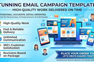 design email marketing campaign template