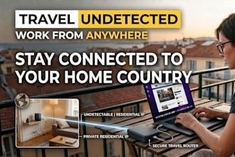 do travel router and private home VPN setup for remote work