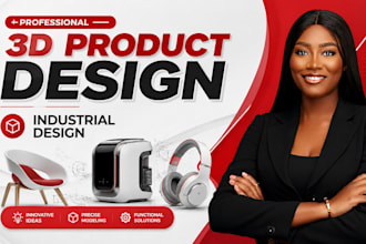 do 3d cad design and 3d product design using solidwork