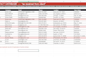 clean, format, and organize your messy excel