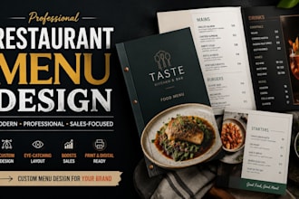 design restaurant menu food menu cafe menu restaurant menu update