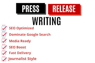 write professional press release business PR media news release expert copywrite