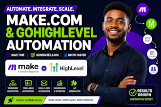 makecom automation integromat, gohighlevel, ghl automation