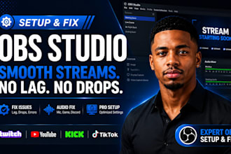setup and fix obs studio for pro live streaming