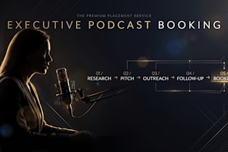manage podcast guest outreach and booking for ceos and founders