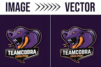 ich zeichne logo nach und konvertiere bilder in vektorgrafiken