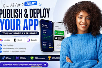 publish deploy replit base 44 android ios app to playstore apple store eas build