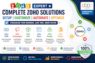 setup zoho crm automation campaigns zoho landing page sites zoho integration