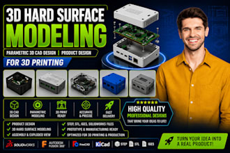 pcb enclosure design cad product design electronic housing for 3d printable file
