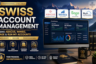 manage swiss accounting using abacus, winbiz, sage and run my accounts