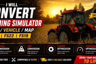 convert farming simulator mods vehicle map fs25 fs22 fs19