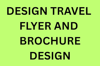 design travel agency flyer brochure vacation package