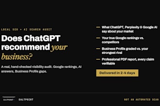 audit your local SEO and ai search visibility on chatgpt and google