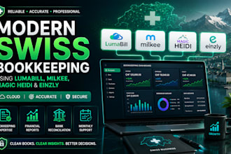 do switzerland bookkeeping using lumabill, milkee, magic heidi and einzly