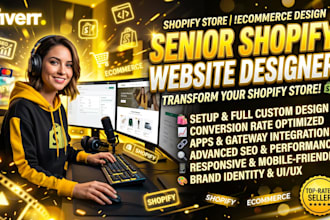 shopify website designer fashion jewelry health and beauty shopify store setup