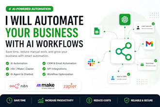 build ai automation workflow with n8n make zapier open ai appointment automation