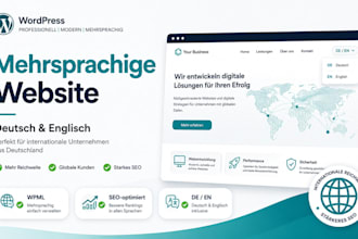 erstelle deine mehrsprachige wordpress website deutsch englisch
