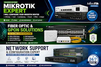 configure your mikrotik router and network infrastructure
