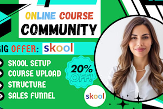 setup skool community, skool community skool credit repair skool course creation