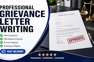 write a professional grievance, complaint or appeal letter