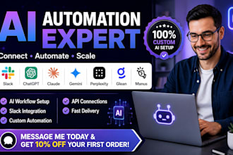 integrate slack claude chatgpt glean perplexity gemini manus for ai automation