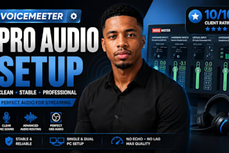 setup voicemeeter banana or potato for obs streaming audio