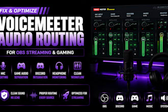 fix voicemeeter audio routing for obs streaming and gaming