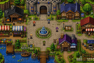create custom pixel art tilesets spritesheets ttrpg, godot, rpg maker game art