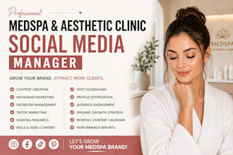 manage instagram marketing and social media for medspa aesthetic clinic therapy