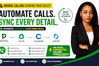 pipedrive aircall cloudtalk justcall integration calling dialer sync automation