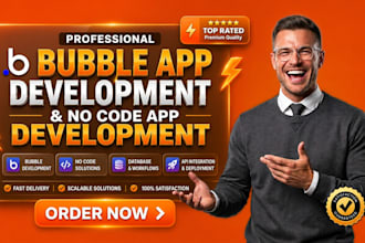 build automated saas web apps on bubble with make and zapier bubble developer