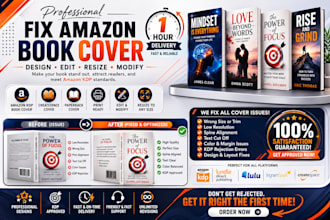 fix format rejected book KDP paperback cover, hardcover book cover on amazon kdp