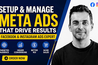 setup and manage your meta ads marketing campaign meta ads manager, facebook ads