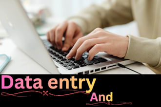 do accurate data entry, copy paste,word and excel data entry