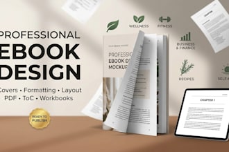 design wellness business fitness financial guide recipe self help ebook design