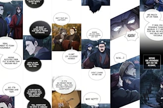 webtoon page anime manga artist webtoon panel illustration webtoon cover art