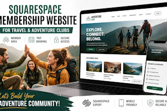 setup memeberpress and build membership website for travel, hiking and adventure
