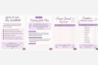 design personalized canva christian workbook journal and christian ebook