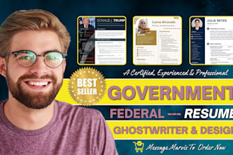 write and optimize a professional  federal resume for usajobs government jobs