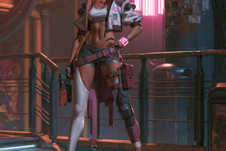 cyberpunk female character desing