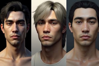 do semi realistic character design