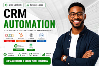 setup zoho crm hubspot karbon taxdome canopy, quickbooks CRM automation