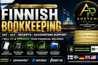 fix finnish bookkeeping, vat, receipts, procountor, netvisor, fennoa, omavero