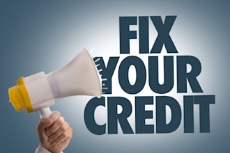 fix credit report,inquiry remove, late payment, chageoff boost score in 3 bueaue