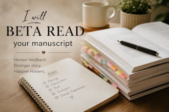 beta read your manuscript