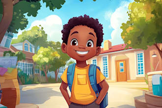 children book illustration and children book illustration