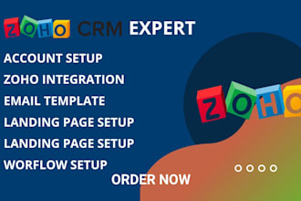 do zoho one, zoho crm setup, zoho forms and zoho sites